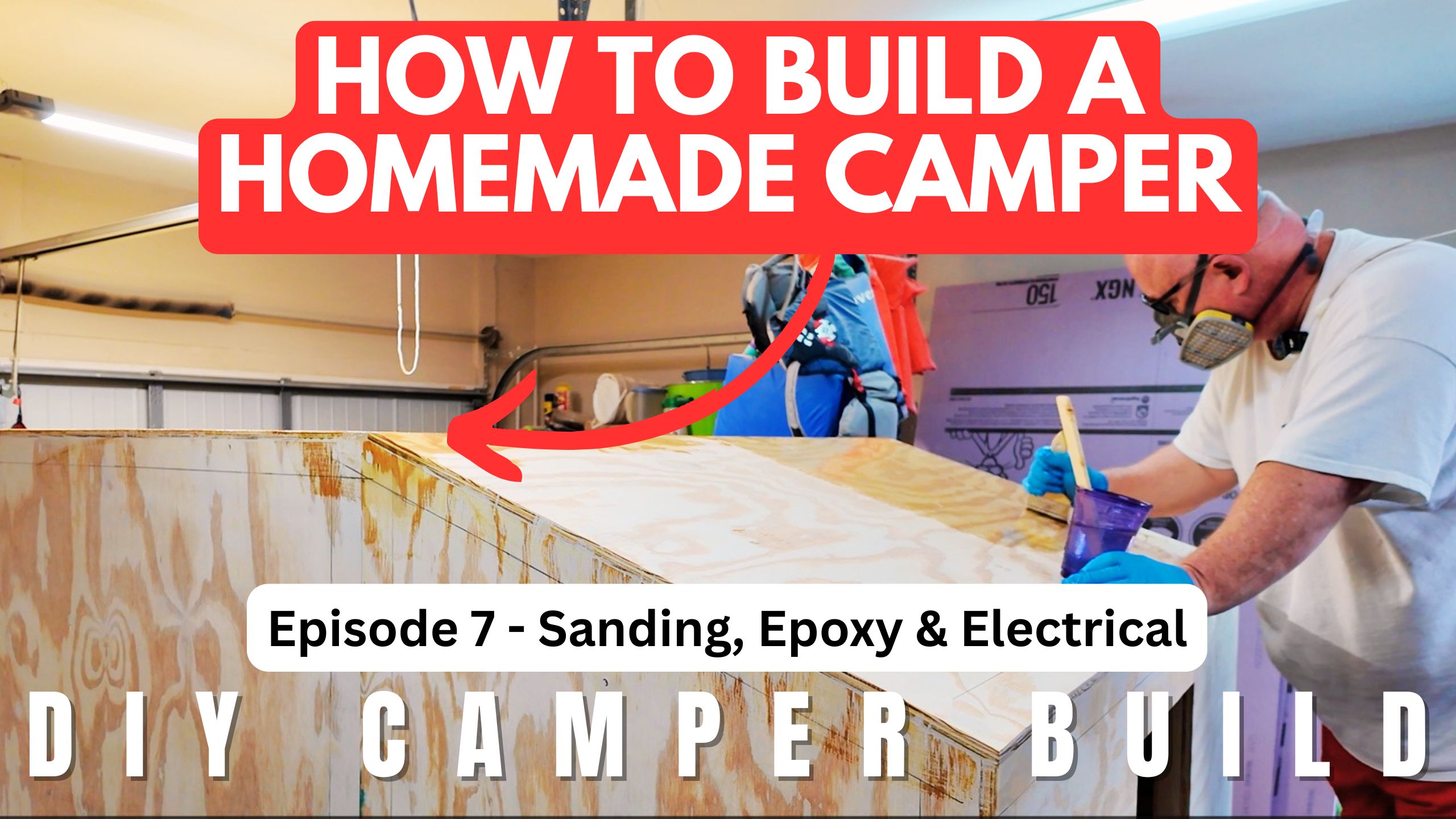 Homemade camper electrical system and rear kitchen door project