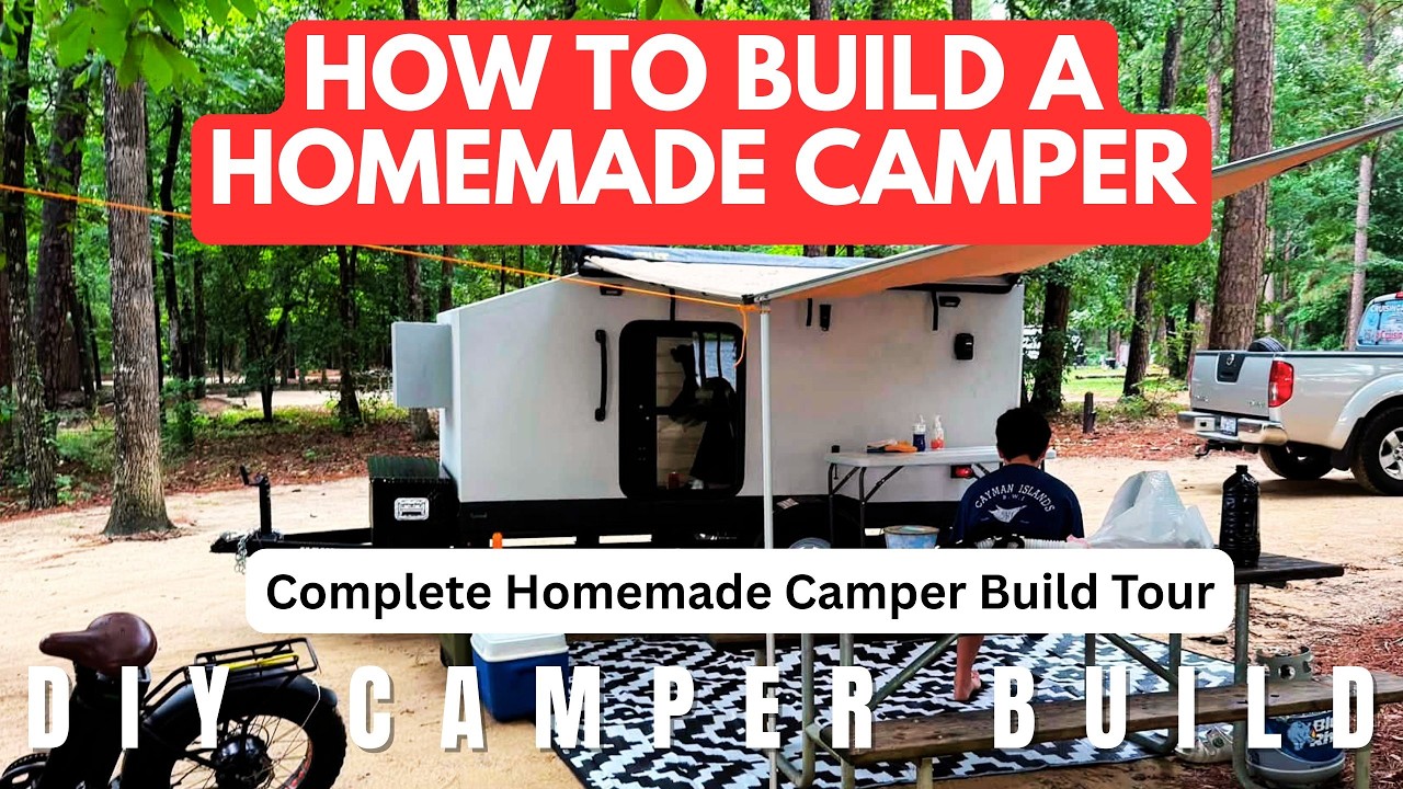 Homemade camper tour at Little Pee Dee State Park